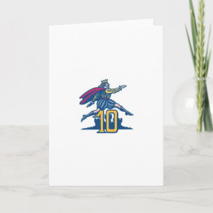 Cartes Pour Fêtes Annuelles Dix seigneurs à l'aube