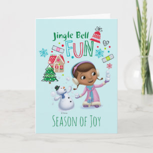 Cartes Pour Fêtes Annuelles Doc McStuffins   Jingle Bell Fun