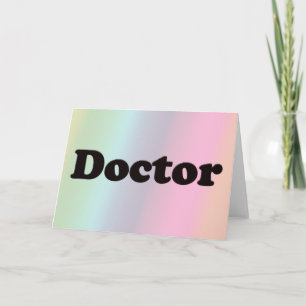 Cartes Pour Fêtes Annuelles Docteur