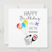 Docteur Joyeux Ballons d'anniversaire à plat Anniv