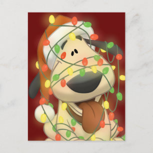 Cartes Pour Fêtes Annuelles Dog de Christmas