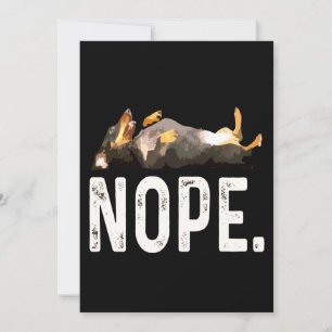 Cartes Pour Fêtes Annuelles Dog   Miss Dachshund. Non.