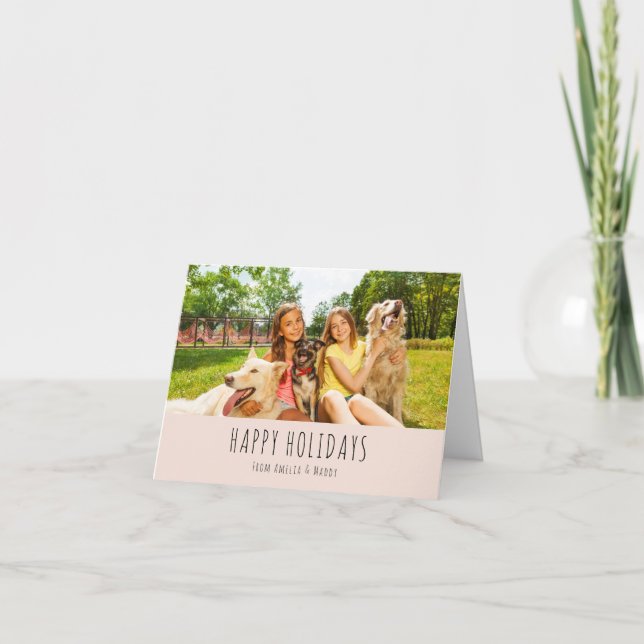 Cartes Pour Fêtes Annuelles Dog Walking Business - Jeune entrepreneur (Devant)