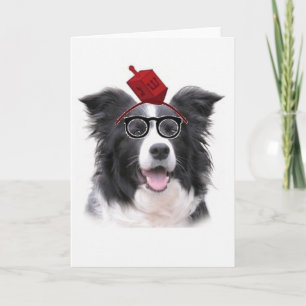 Cartes Pour Fêtes Annuelles Dogs~Original Ditzy saluant le colley de