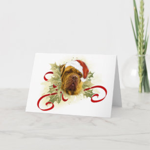 Cartes Pour Fêtes Annuelles Dogue de Bordeaux