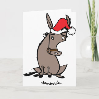 Cartes Pour Fêtes Annuelles Dominick l'âne