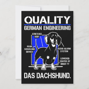 Cartes Pour Fêtes Annuelles Don de chien   allemand Das Dachshund