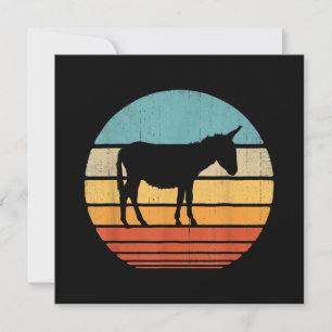 Cartes Pour Fêtes Annuelles Don Donkey Lover   Idées Cadeaux Agricoles