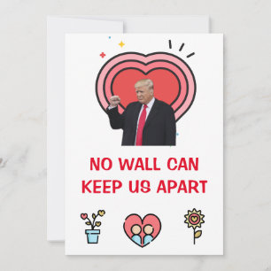 Cartes Pour Fêtes Annuelles donald trump valentines jour FUNNY Holiday Card