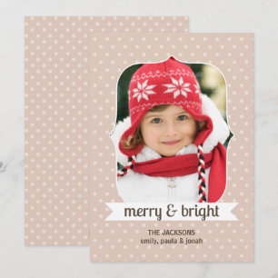 Cartes Pour Fêtes Annuelles Dotty over Christmas Modern Photo Holiday Card