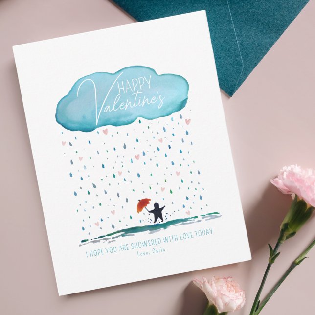 Cartes Pour Fêtes Annuelles Doublé avec Love Valentine Holiday Card (Créateur téléchargé)