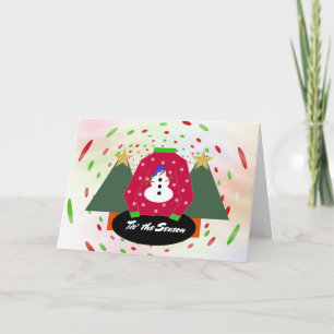 Cartes Pour Fêtes Annuelles Douleur de Noël moche saison Nostalgie