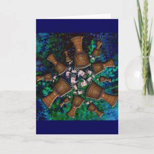 Cartes Pour Fêtes Annuelles Douze jours de mise en tambour de batteurs de Noël