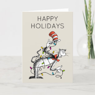Cartes Pour Fêtes Annuelles Dr. Seuss   Grinch   Chat misérable dans le chapea