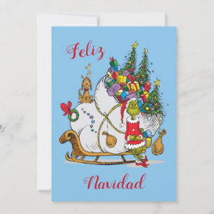 Cartes Pour Fêtes Annuelles Dr Seuss   Grinch - Feliz Navidad Photo