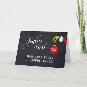 Cartes Pour Fêtes Annuelles Dr Seuss   Grinch - Joyeux Noël