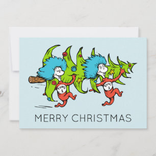 Cartes Pour Fêtes Annuelles Dr Seuss   Grinch   Une chose Noël