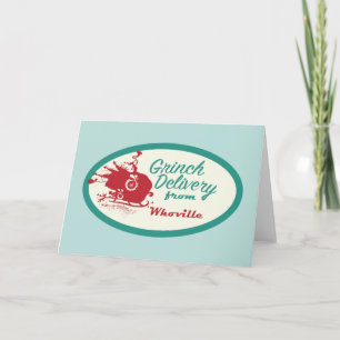 Cartes Pour Fêtes Annuelles Dr Seuss   Livraison Grinch de Who-ville