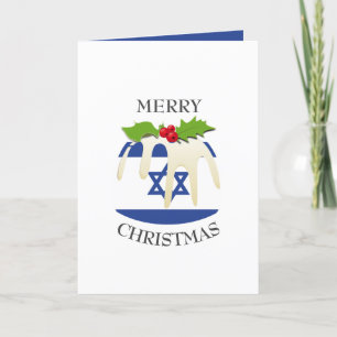 Cartes Pour Fêtes Annuelles DRAG ISRAËL   Pudding Festif   Noël