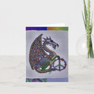 Cartes Pour Fêtes Annuelles Dragon de Paix Bijoux