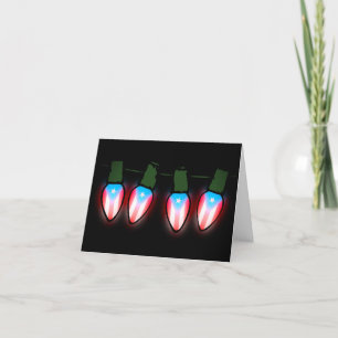 Cartes Pour Fêtes Annuelles Drapeau Feliz Navidad Boricua