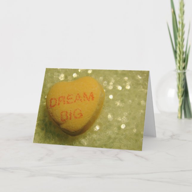 Cartes Pour Fêtes Annuelles Dream Big (Devant)