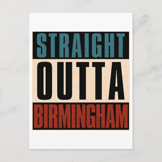 Cartes Pour Fêtes Annuelles Droit devant Birmingham Alabama AL (Devant)
