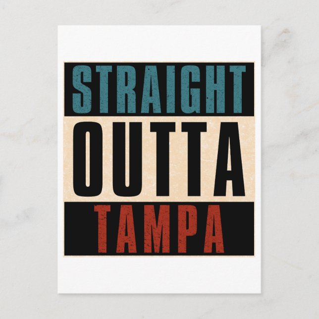 Cartes Pour Fêtes Annuelles Droit devant Tampa Floride FL (Devant)