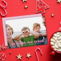Drôle Au Moins Nous Avons Essayé Photo Noël Rose