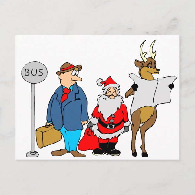 Cartes Pour Fêtes Annuelles Drôle cadeaux de Noël (Devant)