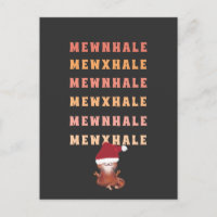 Drôle Chat Yoga Méditation Inhale Exhale Noël