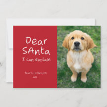Drôle Cher Père Noël Je peux expliquer Photo d'ani