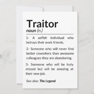 Cartes Pour Fêtes Annuelles Drôle collègue d'adieu, collègue quittant son empl