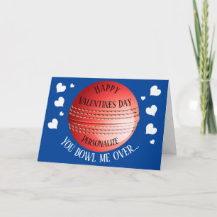 Cartes Pour Fêtes Annuelles Drôle Cricket Vous Me Battez Sur Valentines