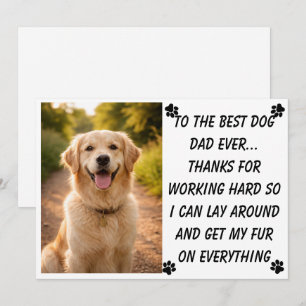 Cartes Pour Fêtes Annuelles Drôle de papa d'animal pour la fête des pères   Ch