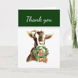 Cartes Pour Fêtes Annuelles Drôle de remerciement vieille chèvre  Animal, Humo