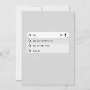 Cartes Pour Fêtes Annuelles Drôle de vous auto-compléter humour de la Saint-Va
