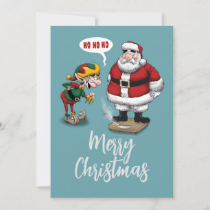 Cartes Pour Fêtes Annuelles Drôle dessin de Noël