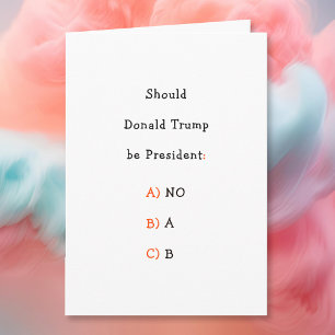 Cartes Pour Fêtes Annuelles Drôle Donald Trump Élections Humour Politique Plai
