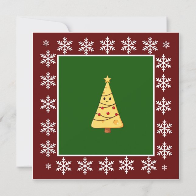 Cartes Pour Fêtes Annuelles Drôle Humour Cartoon Fromage Joyeux Noël (Devant)