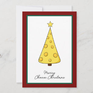 Cartes Pour Fêtes Annuelles Drôle Humour Cartoon Fromage Joyeux Noël