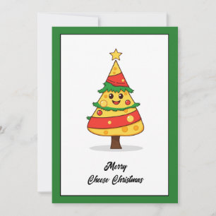 Cartes Pour Fêtes Annuelles Drôle Humour Cartoon Fromage Joyeux Noël