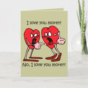 Cartes Pour Fêtes Annuelles Drôle Je t'aime