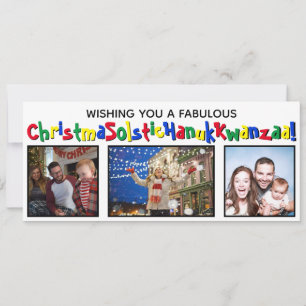 Cartes Pour Fêtes Annuelles Drôle Original Tout Compris 3 Couleurs Primaires P