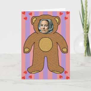 Cartes Pour Fêtes Annuelles Drôle Saint Valentin Teddy Photo Joke