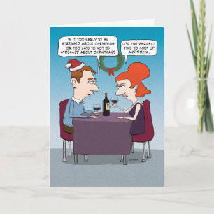 Cartes Pour Fêtes Annuelles Drôle Stress À propos de Noël