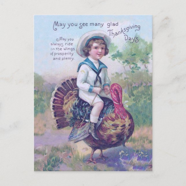 Cartes Pour Fêtes Annuelles Drôle Thanksgiving Turquie (Devant)