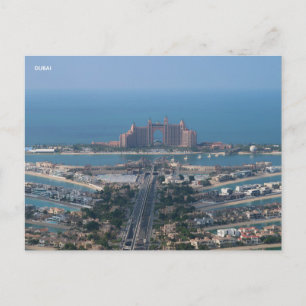 Cartes Pour Fêtes Annuelles Dubaï EAU Vue sur la Palme