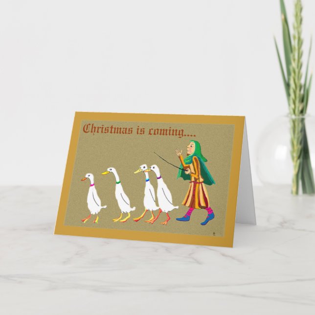 Cartes Pour Fêtes Annuelles Duckherd - Customisé (Devant)