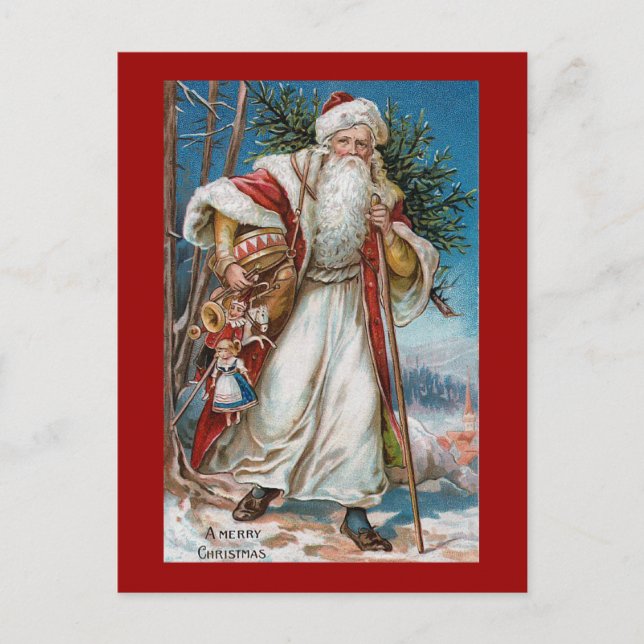Cartes Pour Fêtes Annuelles "D'un Joyeux cru Noël" (Devant)